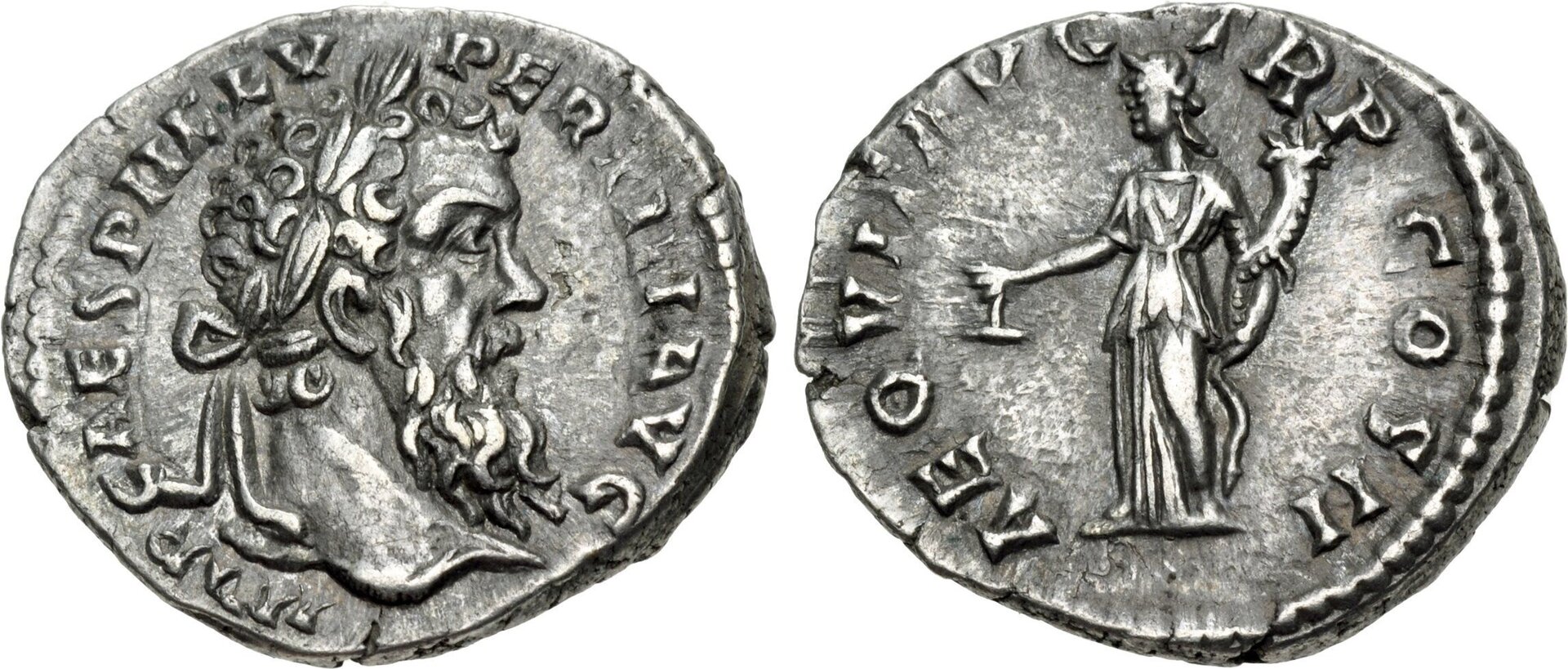 Roman Empire Silver Denarius of Pertinax (minted in Rome in 193).jpg