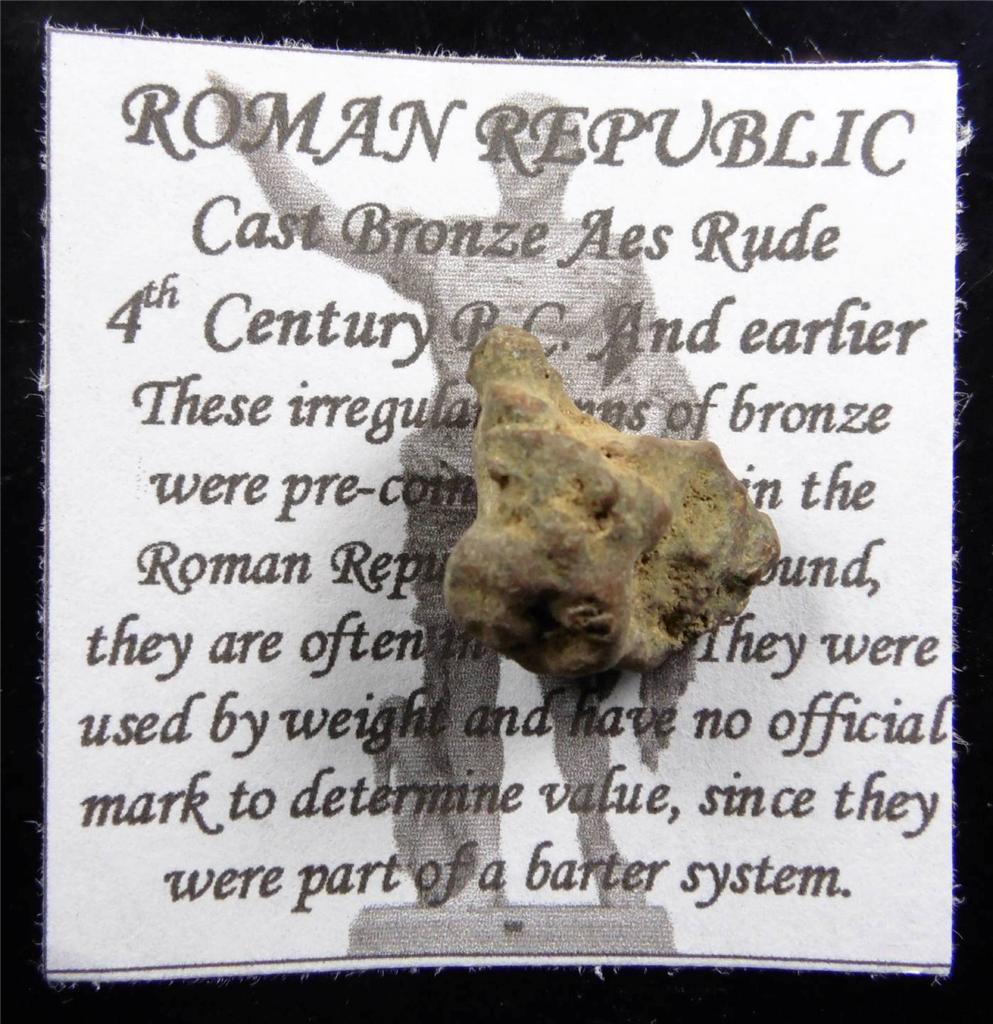 ROMAN REPUBLIC, Aes Rude, Pre-money, Rome's earliest (1a).jpg