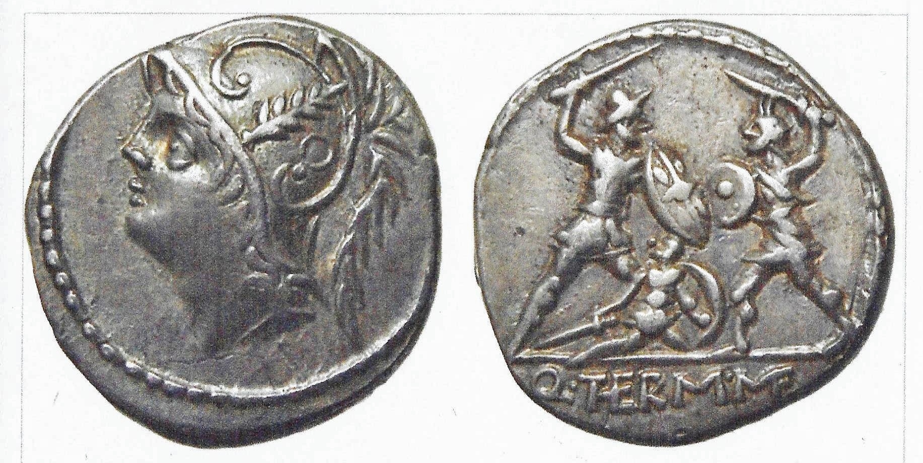 Roman Republic, Q. Thermus M.f., AR Denarius 103 BCE. RSC I Minucia 19, Crawford 319-1.jpg