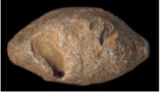 Roman Sling Stone 200 BCE - 400 CE Almond Shaped PB lead 34x14mm 42.4g.JPG