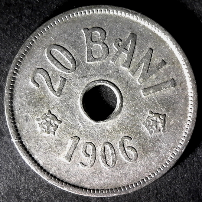 Romania 20 Bani 1906 obv less 5 60pct.jpg