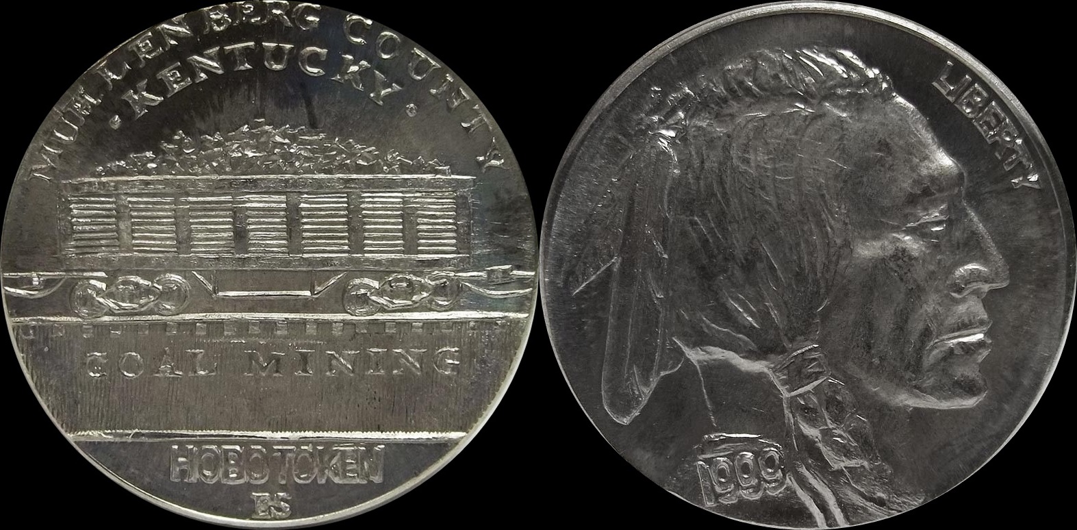 Ron Landis Hobo Token Indian Coal Car a-horz.jpg