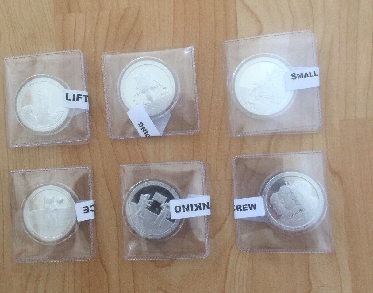 Rounds Apollo 11 - Set of 6 - Obverse.jpg