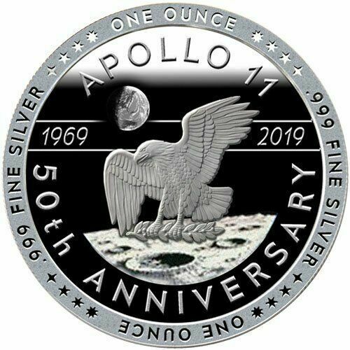 Rounds Apollo 11 z Reverse N Am Mint Silver 2019 Pic 1.jpg