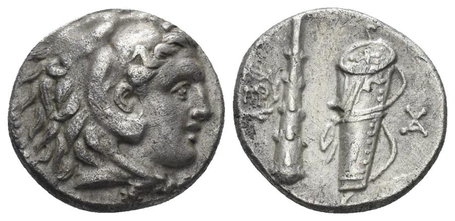 Royaume Macédonien Antigone le Borgne fraction de tetradrachme Babylone Référence Price 3727.jpg
