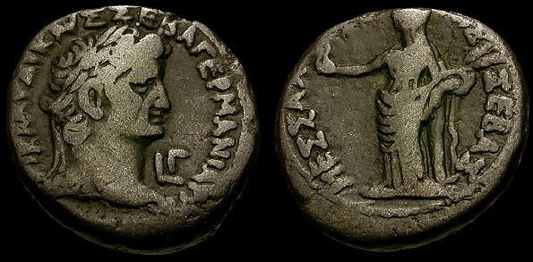 RProv Messalina-Claudius 41-54 CE Alexandria BI Tet yr 42-4313-1g 25mm RPC I 5131 O-R.JPG
