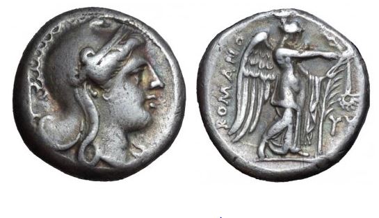 RR 265-242 BCE AR Heavy Denarius -  Didrachm Roma-Victory Crawford 22-1 Sear 25.JPG