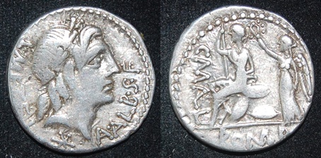 RR Albinus Caecillius Metellus 96 BCE Apollo Roma on Shields Victory S 220 Cr 335-1b Obv-Rev.jpg