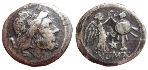 RR Anon 211-206 BCE Victoriatus STAR Very Rare Sear 49 Syd 233a Craw 105-1.JPG