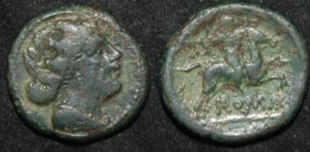 RR Anon AE Semuncia 217-215 BC Turreted Horseman Whip Roma 2 Cr 39-5 S 619 O-R.jpg