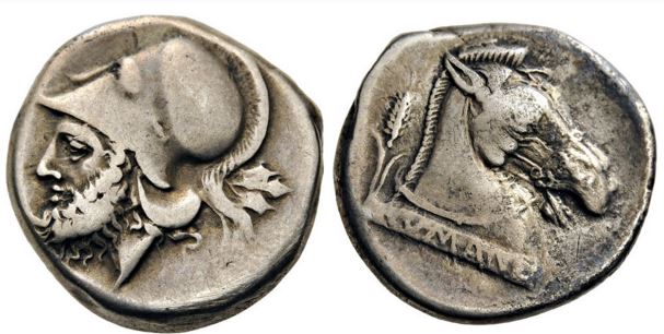 RR Anon AR Didrachm 280-275 Mars-Horse FIRST.JPG
