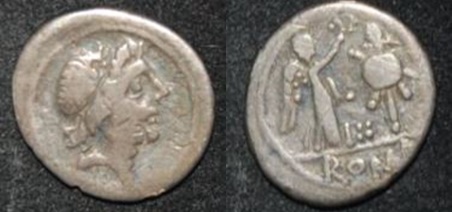 RR Anon AR Quin 81 BC Apol MARIUS GAUL Vict var 2 i S 305 Cr 373-1b.jpg