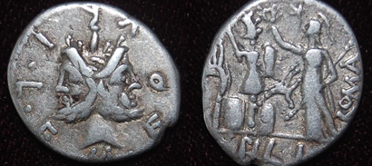 RR AR Denarius 119 BCE M Furius LF Philus Obv Sear156-Obv-Rev.jpg