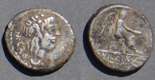 RR AR Quinarius 89 BCE M Porcius Cato Crawford 342-2. Sear 248-OFFICIAL.JPG