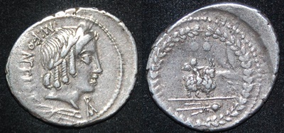 RR Fonteius 85 BC AR Den Apollo tbolt Cupid Goat Pilei Wreath Sear 271 Craw 353-1a.jpg
