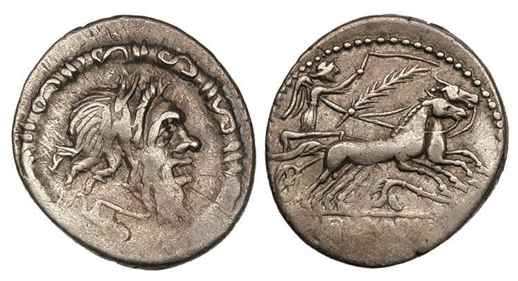 RR- Junia - Silanus Mask of Silenus 90 BC - Wildwinds pic1.jpg