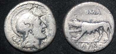 RR Satrienus 77 BCE AR Denarius Mars She Wolf Sear 319 Craw 388-1.jpg