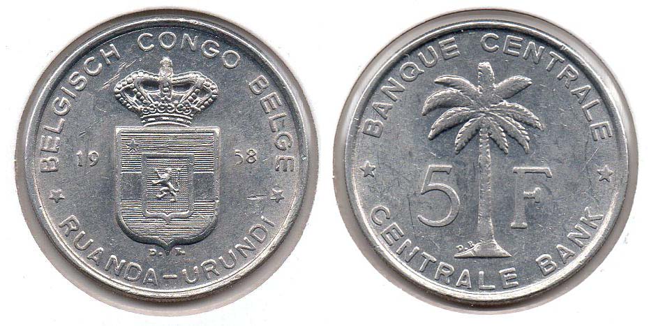 Ruanda-Urundi - 5 Francs - 1958 DB.jpg