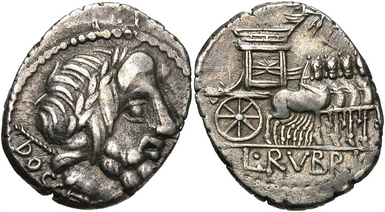 Rubricius denarius,RR triumphal chariot.jpg