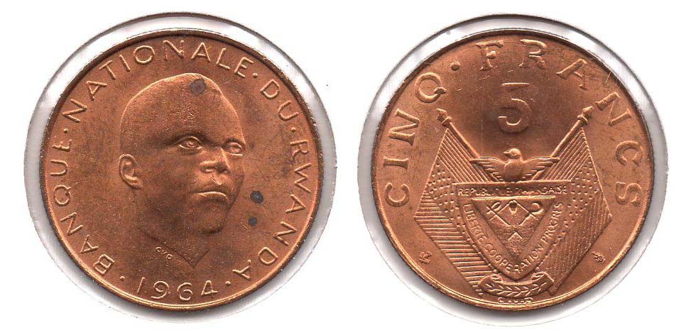 Rwanda - 5 Francs - 1964.jpg