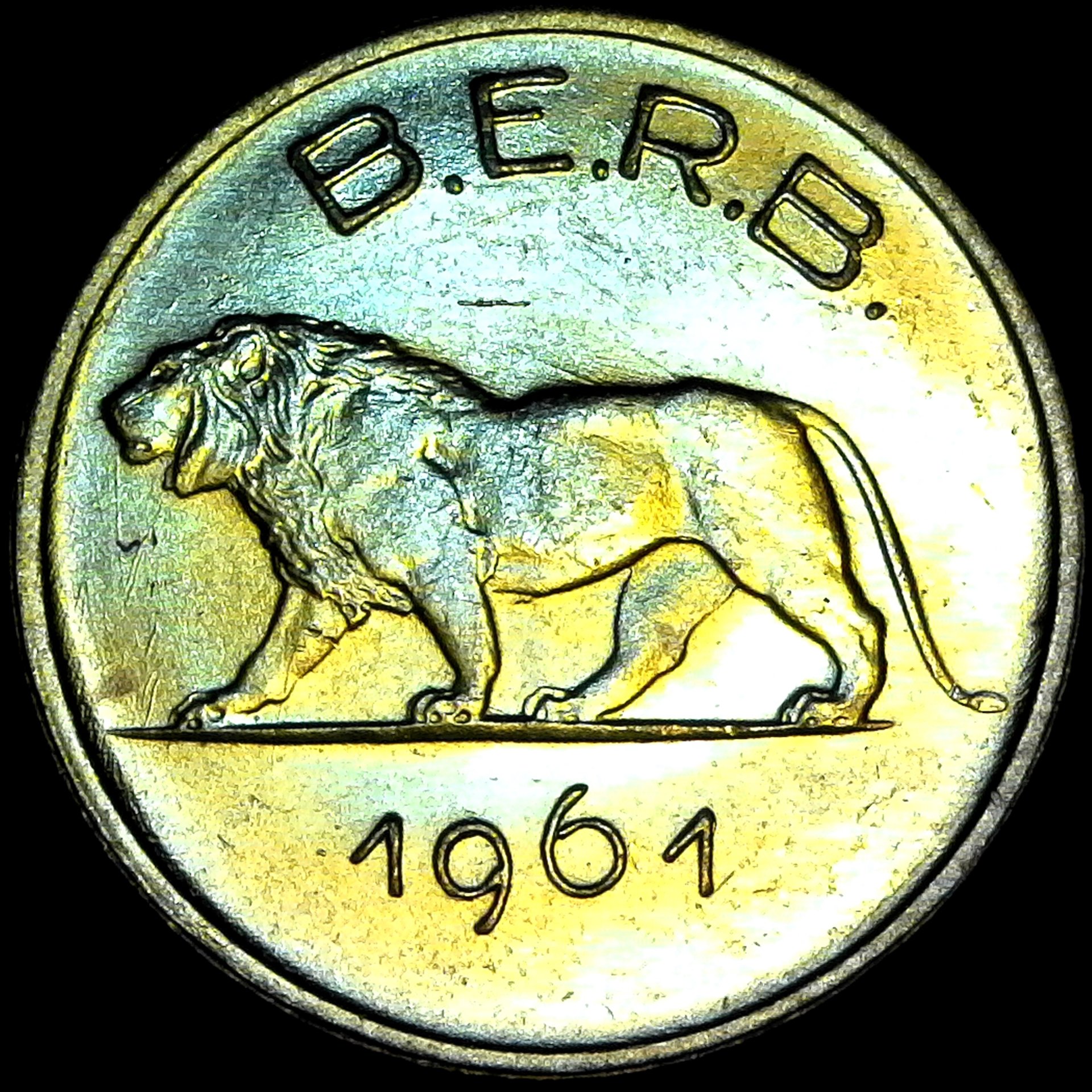 Rwanda Burundi 1 Franc 1961 obverse.jpg