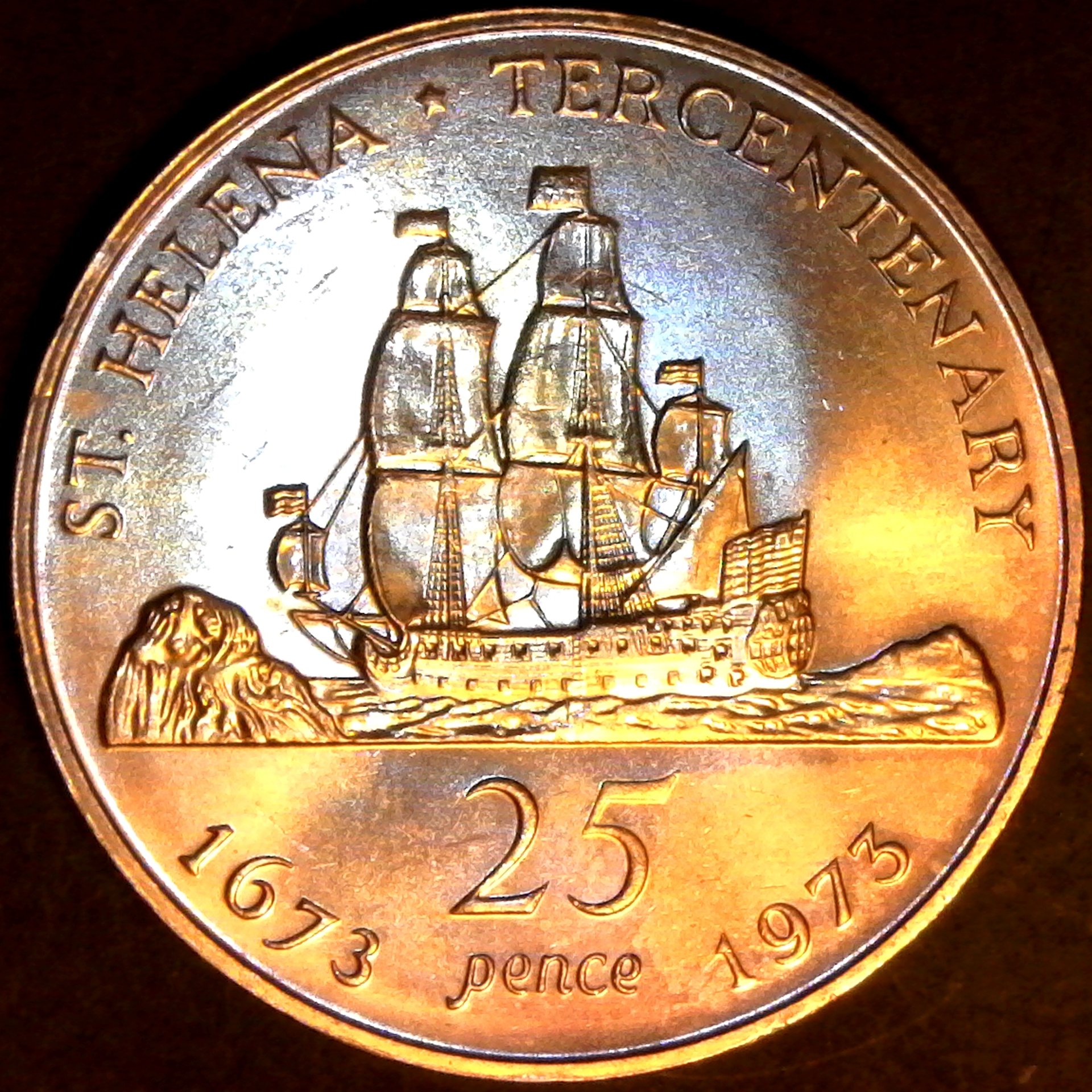 Saint Helena 25 Pence 1973 rev.jpg