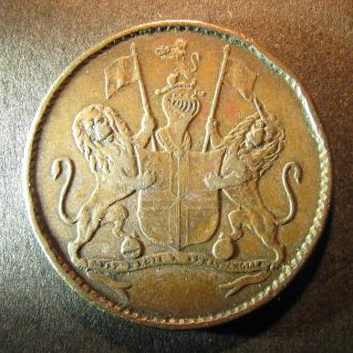 Saint Helena Half Penny 1821 reverse.JPG