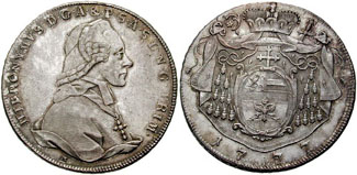 Salzburg Hieronymus von Colleredo Taler 1777 CNG Auction 73 2003.jpg