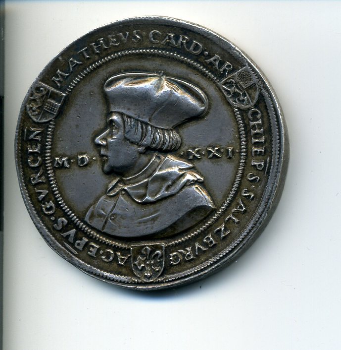 Salzburg Matthaus Lang 2 Radiana Guldiner 1521 obv 862.jpg