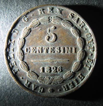 Sardinia 5 Cent 1826 obverse.JPG