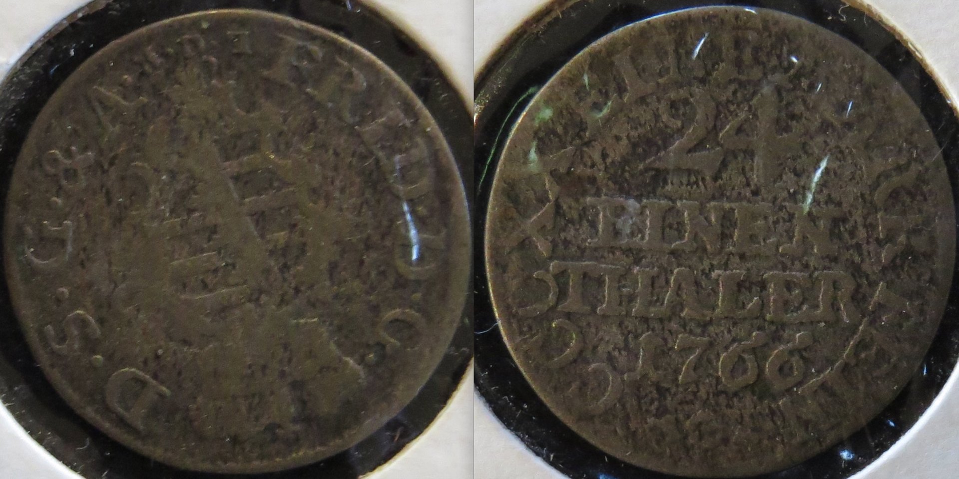 Saxe-Gotha-Altenburg 1:24 Thaler Friedrich III 1766.jpeg