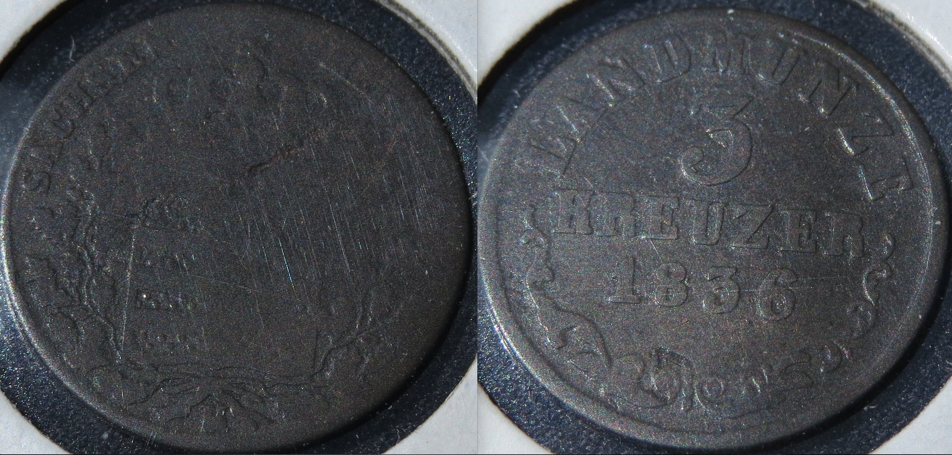 Saxe-Meiningen 3 Kreuzer 1836 Bernhard II 0.305.jpeg