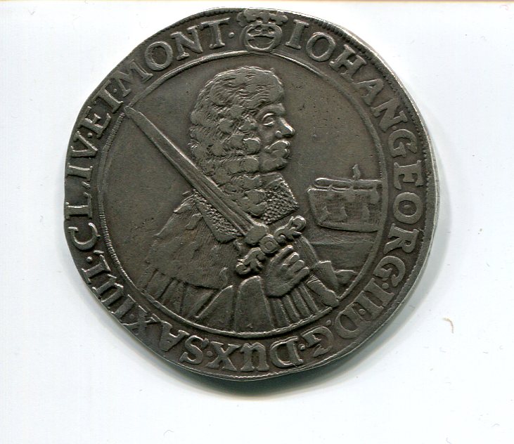Saxony Alb Joh Geo II Taler 1666 obv  246.jpg