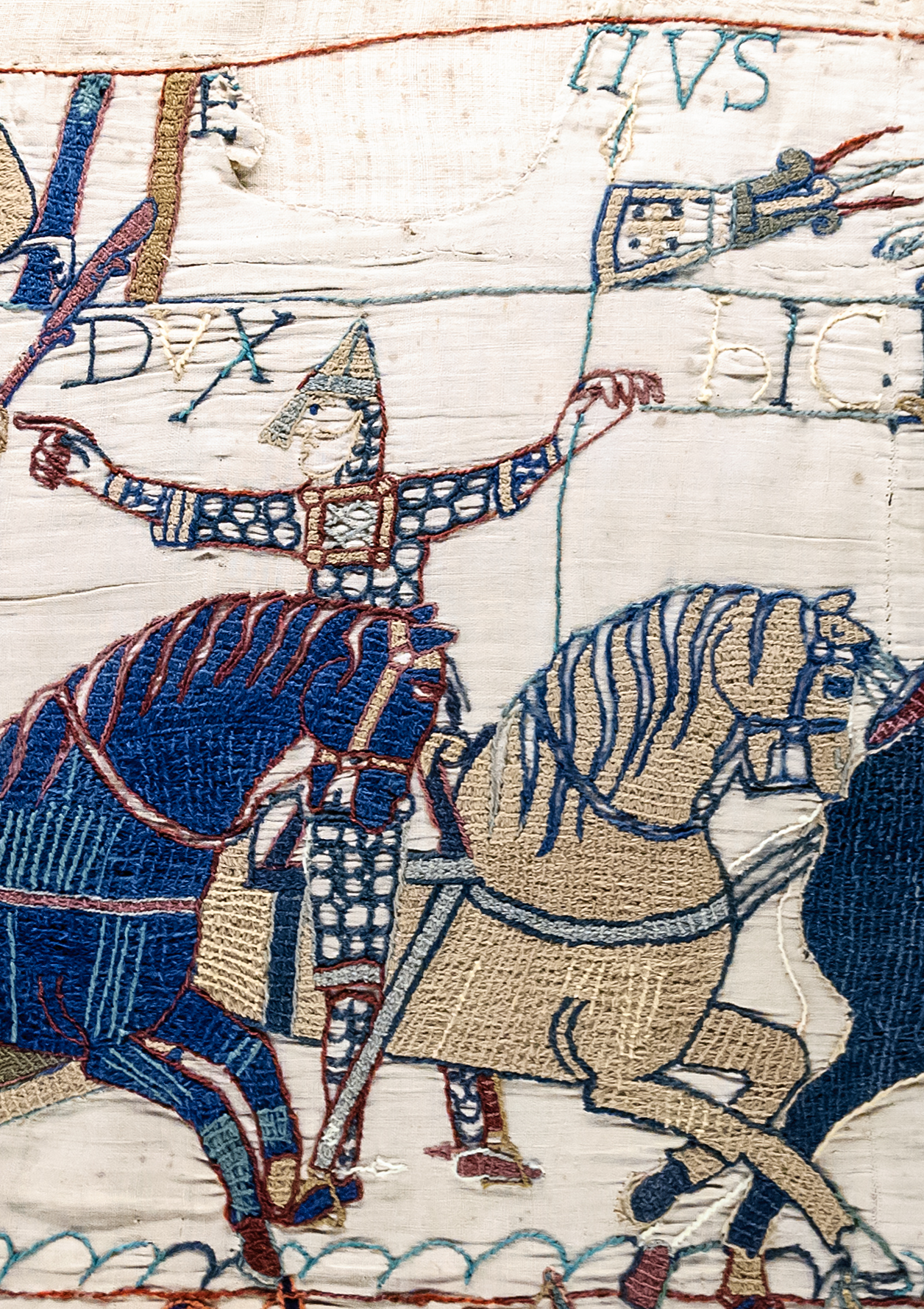 SAXONY, BERNHARD II, GONFANNON, FIRST INSTANCE YOU KNOW, Bayeux_Tapestry_scene55_Eustach.jpg