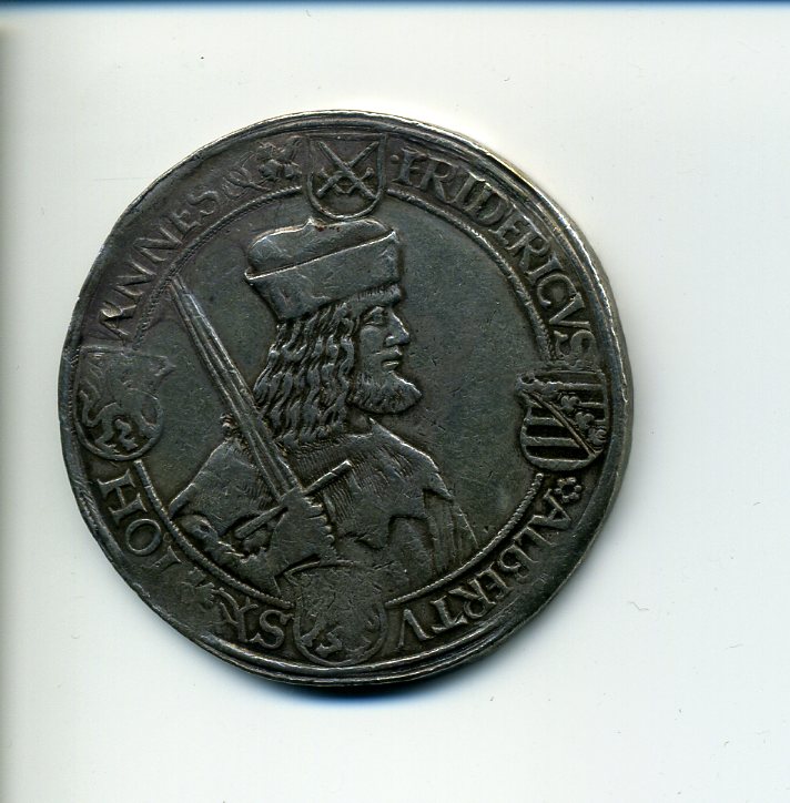 Saxony Fr III etc oldest Ger Taler nd (1500) obv 609.jpg