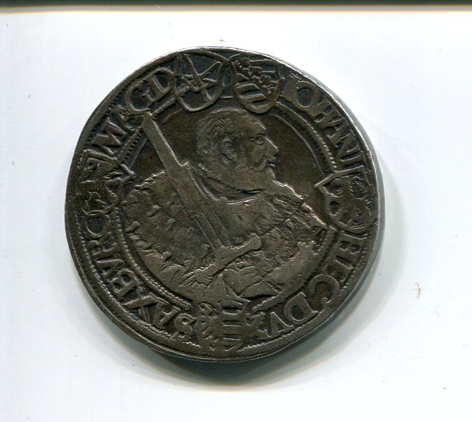 Saxony Jt Joh Fried & Moritz taler 1544 obv 158.jpg