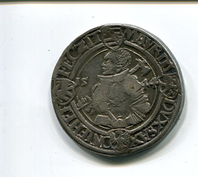 Saxony Jt Joh Fried & Moritz Taler 1544 rev 160.jpg