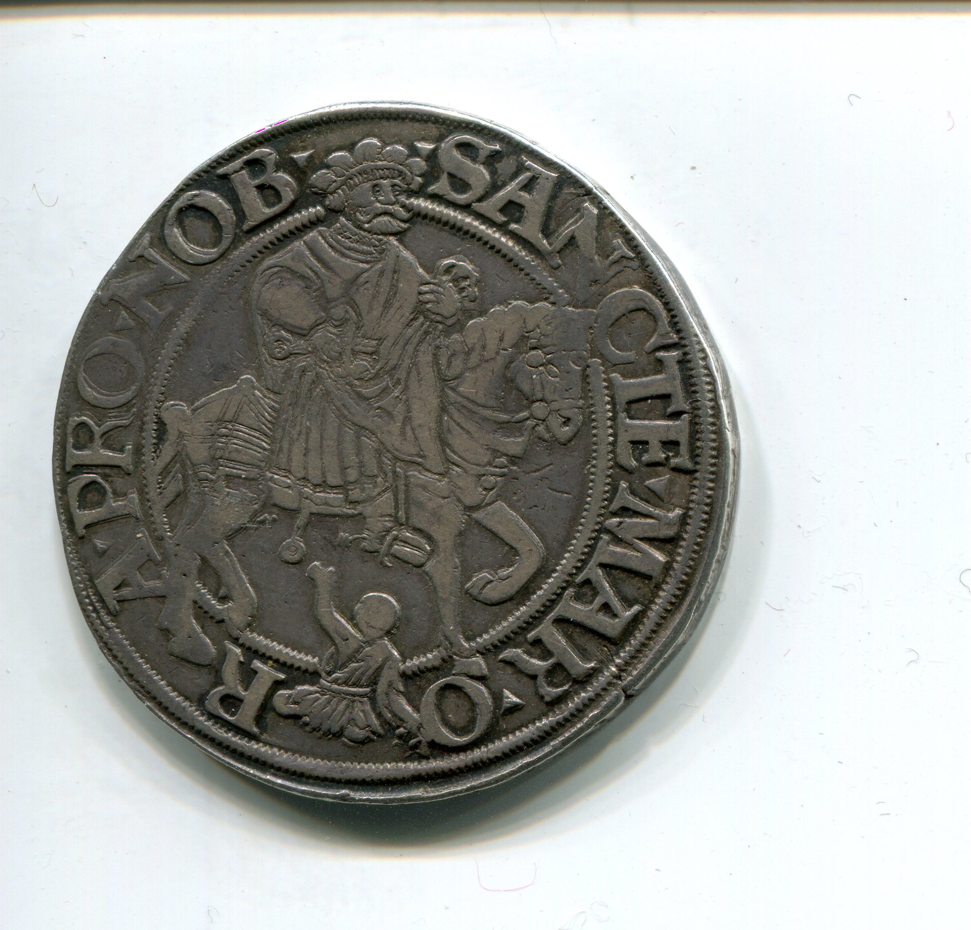 Schwarzburg Heinrich XXXI Guldengroschen 1525 rev 230.jpg