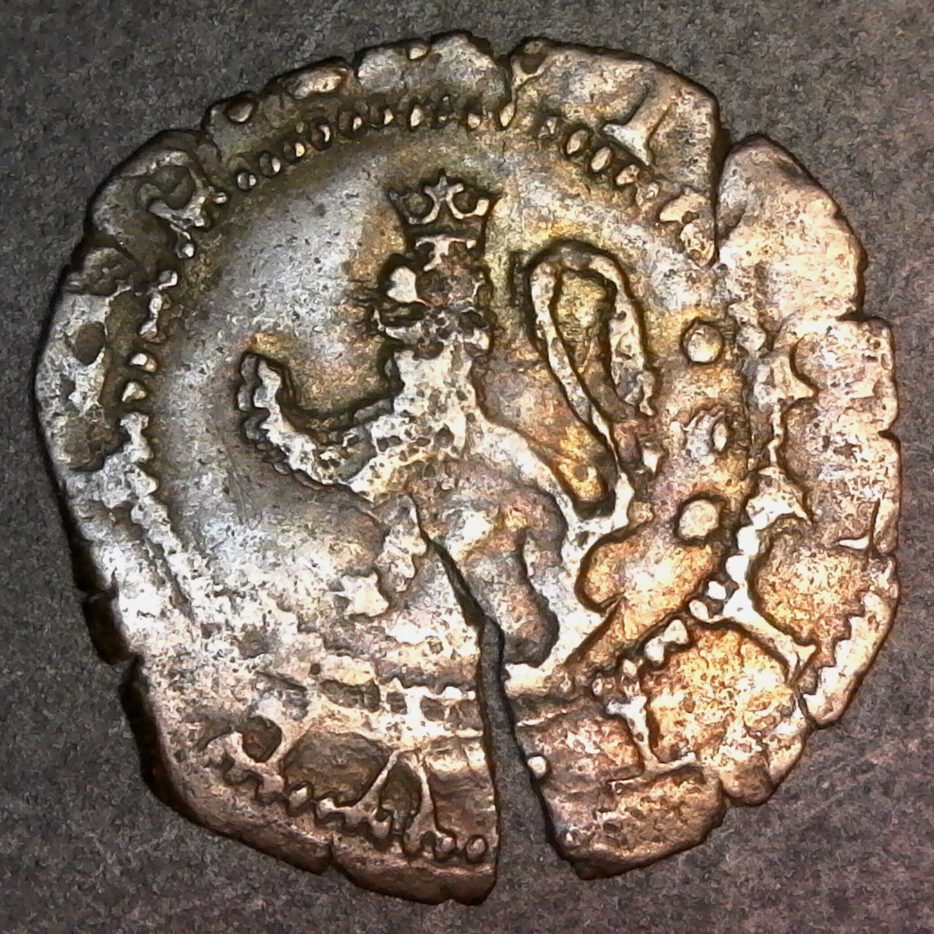 Scotland Hardhead 2 Pence James VI 1558 Spinks 5288 rev.jpg