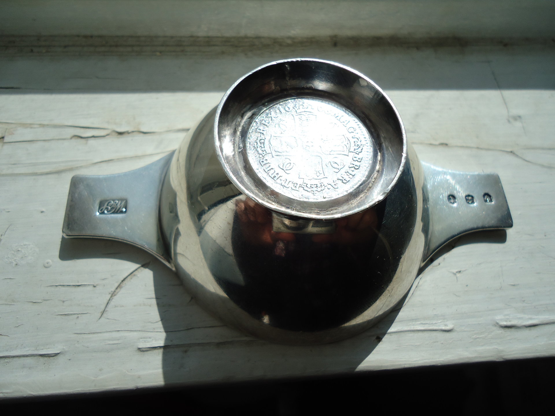 Scotland Quaich w 1668 coin (2).JPG
