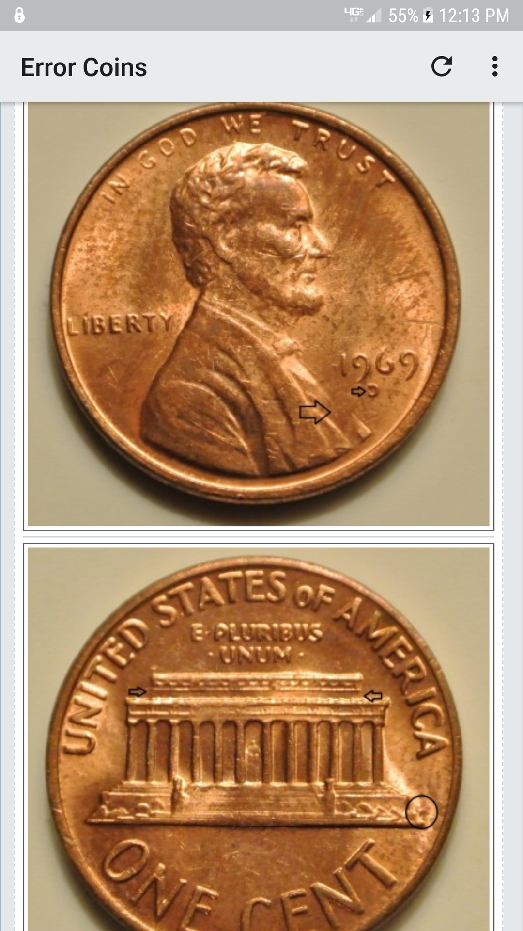 1969 D Penny That Does Have A Floating Roof Coin Talk,Types Of Cacti