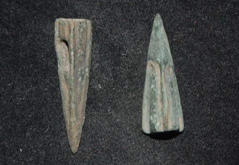 Scythia 2 AE Arrowheads 7th-3rd C BC Trilobate Lower Danube 21-25mm.JPG