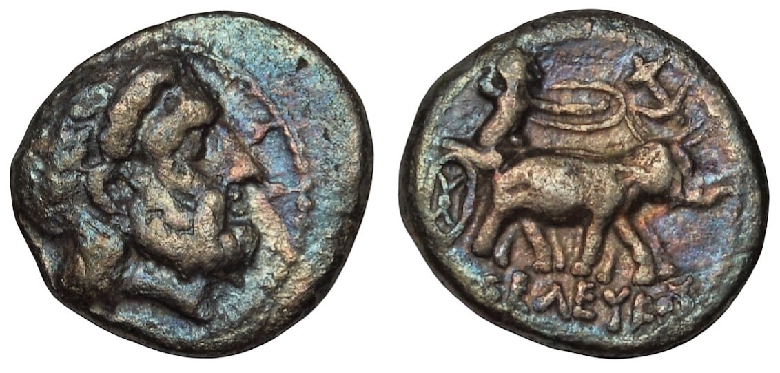 Seleucid Silver Obol of Seleucus I Nicator (struck at the Ai-Khanoum mint around 286 BCE).jpg