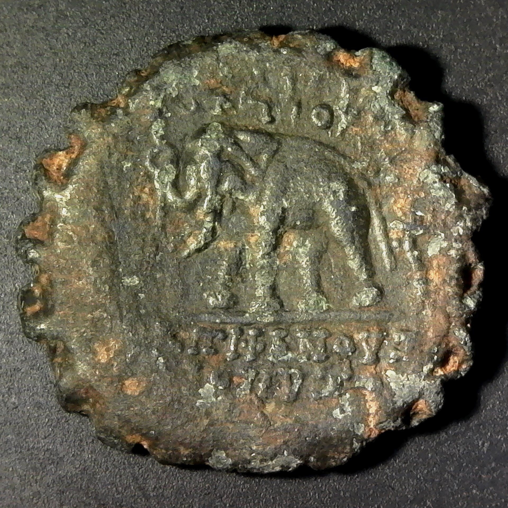 Seleukid Kings Antiochos VI AE23 144-141 B.C rev A.jpg