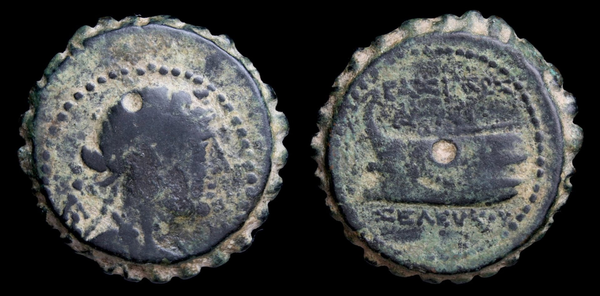 Seleukos IV - AE dimple ex Doug 846826.jpg