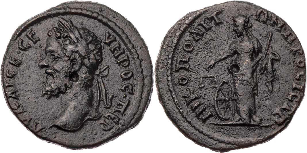 Septimius Severus AE Nikopolis Nemesis Varbanov 2558.jpg