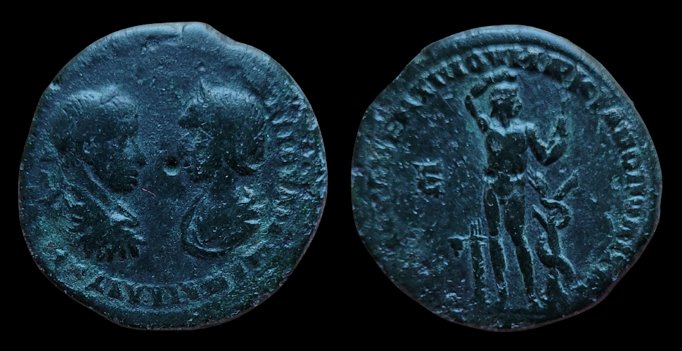 Severus Alexander and Julia Mamaea, AE27, Marcianopolis, Apollo.png