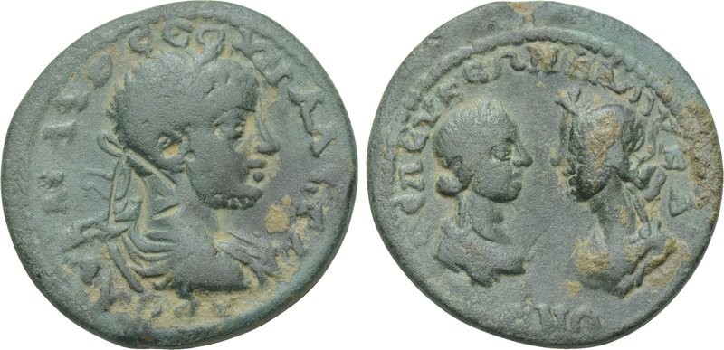 Severus Alexander Seleukeia ad Kalykadnon Apollo and Artemis Numismatik Naumann.jpg