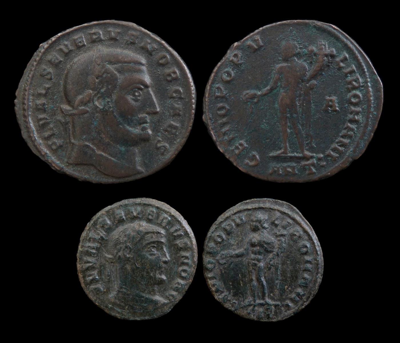 Severus II - Follis- Quarter Follis Compare.jpg