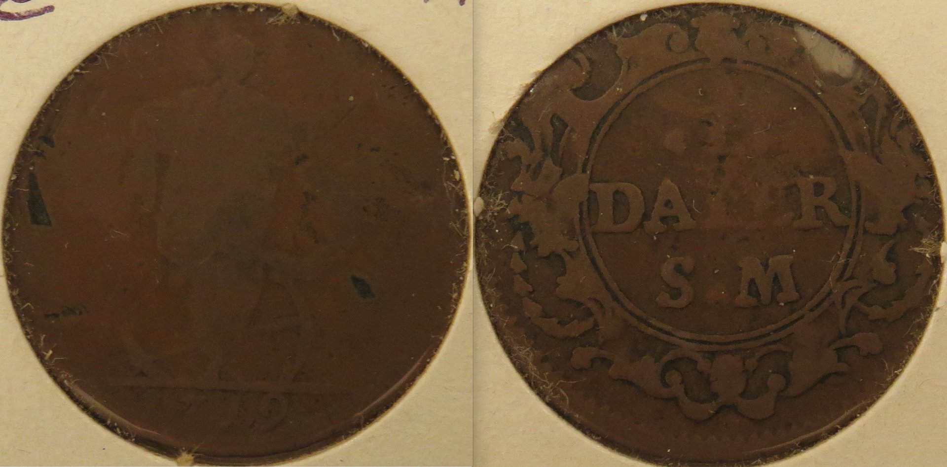 Sewden 1719 "Hoppet" 1 Daler Emergency Coin.jpeg